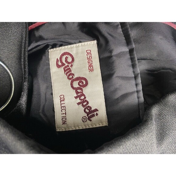 Gino Cappeli Black Long Sleeve Tuxedo Blazer Formal Jacket Men’s size 44R - Picture 7 of 9